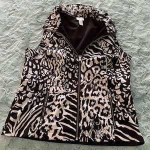 CHICO’S Leopard Print Vest